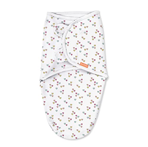 by Ingenuity Original Swaddle, 100% Cotton, Improves Sleep &amp; Calms Startle Reflex, 0-3 Months, 3-Pack - Confetti