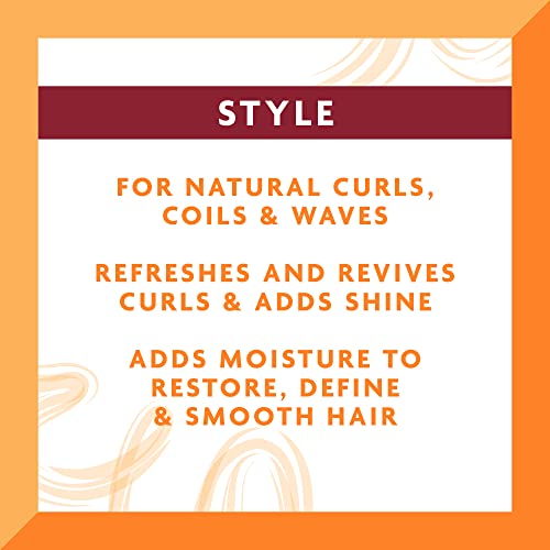 Comeback Curl Next Day Curl Revitalizer Mist with Shea Butter for Natural Hair, 12 fl oz (Packaging May Vary)