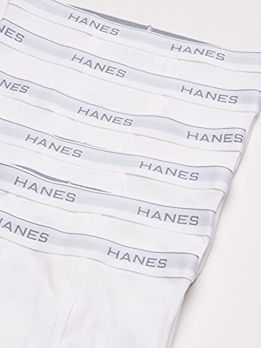Men&#39;s Tagless Cotton Brief (Pack of 6) (XXX-Large, White)