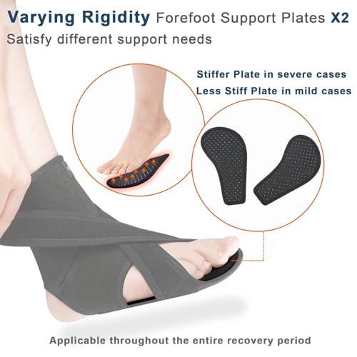 JOMECA Upgraded Drop Foot Brace for Walking with Shoes 