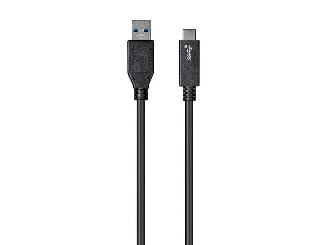 USB Type-C to USB Type-A 3.1 Gen 2 Cable, 10Gbps, 3A, 30AWG, To Use with Samsung Galaxy S9 S8 Note 8 Pixel, LG V30 G6 G5, Nintendo Switch, and more 1 Meter (3.3 Feet) Black - Select Series