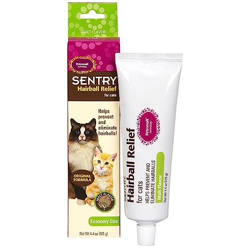 Hairball Relief for Cats,Malt Flavor,4.4 Ounces