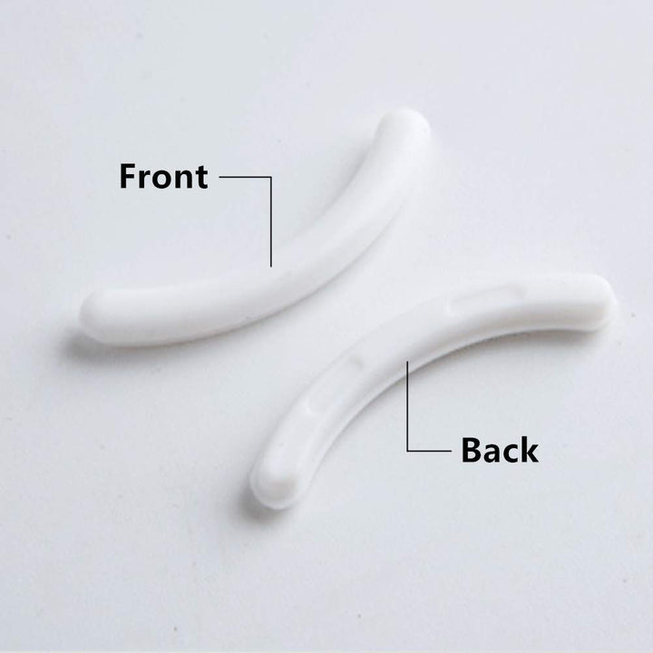 24 Pcs Curler Refill EyeLash Curler Refill Pads Silicone Rubber Soft Curler Replacement Refills Pads for Universal Eyelash Curler (White)