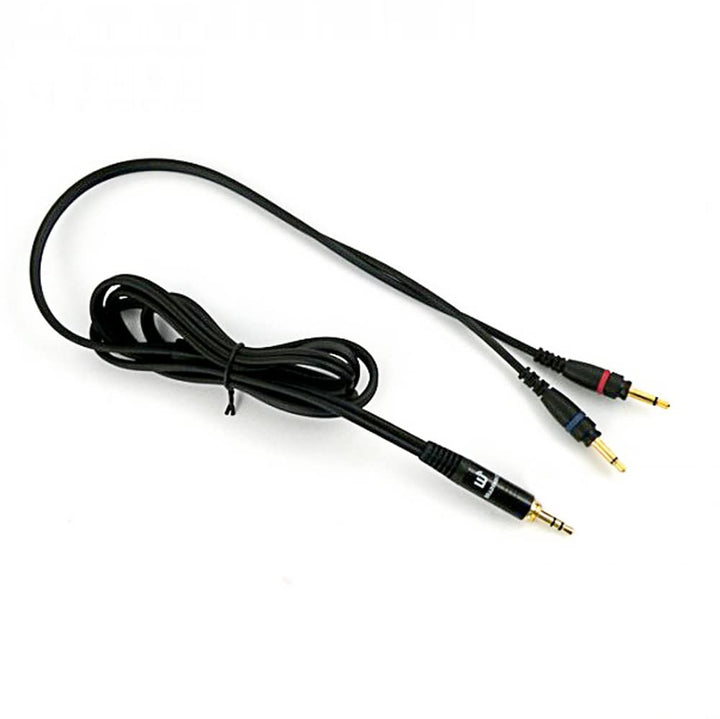 Replacement Headphone Audio Cable - 1.3 Meters - for Use HM5, NVX XPT100, Lindy HF100, HF110, Fischer Audio FA-003, Monoprice HR-5, HR-5C - (Black