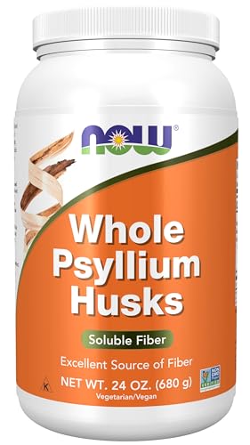 Supplements, Whole Psyllium Husks, Non-GMO Project Verified, Soluble Fiber, 24-Ounce