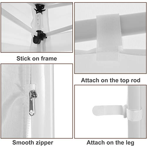 MASTERCANOPY Instant Canopy Tent Sidewall for 10x10 Pop