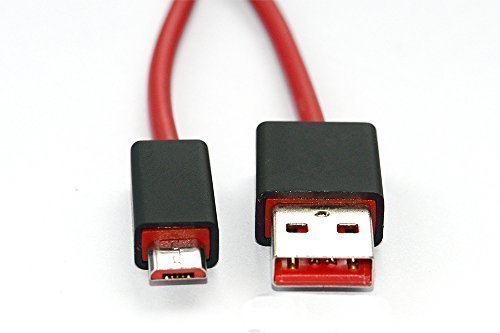 Red USB Cable Charger Power Charger for Beats by Dr.Dre Solo Wireless Headphones