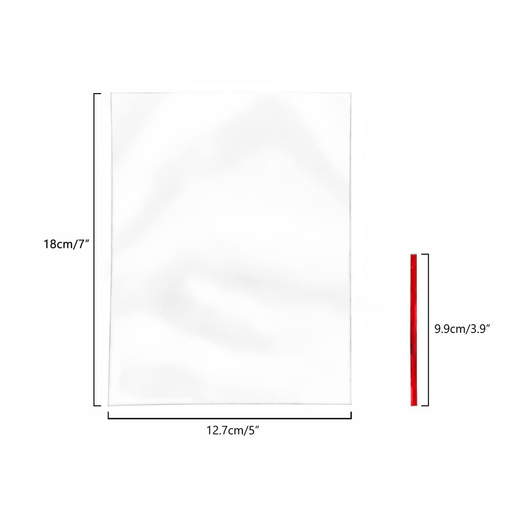 XLSFPY 100PCS Clear Cellophane Bags, 5x7 Small Treat Ba