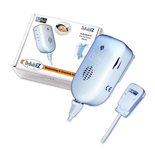 EZ-C Bed Wetting (Enuresis) Alarm (Sound &amp; Vibration) with Hold-Tight Clip Sensor. Help Cure Bedwetting and Incontinence for Children and Adults.