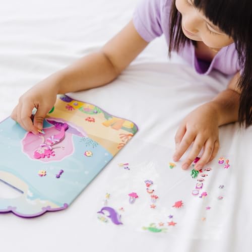 Puffy Sticker Activity Book: Mermaids - 65 Reusable Stickers - FSC Certified