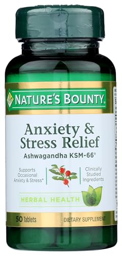 Nature's Bounty Anxiety & Stress Relief Ashwaga
