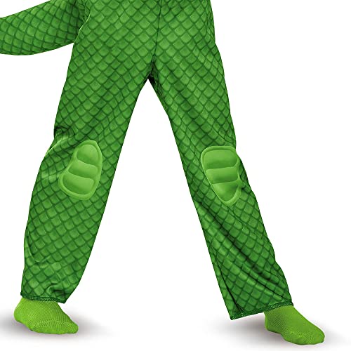 Gekko Classic Toddler PJ Masks Costume, Medium/3T-4T, Green