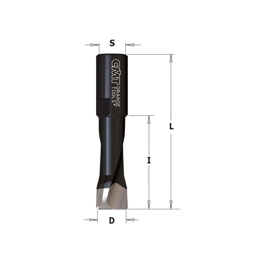 380.100.11 Bit for Domino Jointing Machines by Festool DF500, 10mm (25/64-Inch), M6x0.75mm Shank