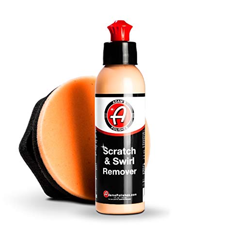 Adam&#39;s Polishes Car Scratch &amp; Swirl Remover Hand Correction System | Remove &amp; Restore Paint Transfer, Minor Imperfections, &amp; Oxidation | Paired with Orange Compound Correction Pad Applicator (4oz)
