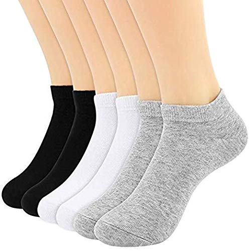 8 Pairs No Show Socks for Men Women Cotton Athletic Run