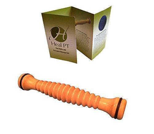 Foot Roller by Heal PT - Portable Foot Massager for Plantar Fasciitis - Perfect for Runners
