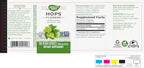 Nature’s Way Hops Flowers - Traditional Calming Aid* - 