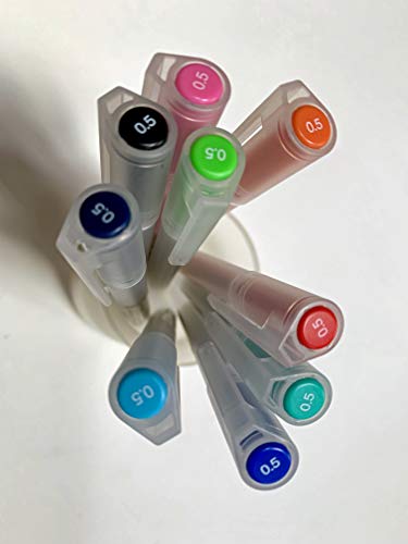 MUJI Gel Ink Ballpoint Pens [0.5mm] 9-colors Pack
