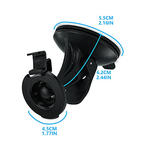 Car Windscreen Windshield Suction Cup Mount Holder Cradle Compatible for Garmin GPS Nuvi 52(Nuvi 42 42LM 44 44LM 52 52LM 54 55 2457LMT 2497LMT 2577LT 2597LM 2597LMT 2558LMTHD 2598LMTHD)