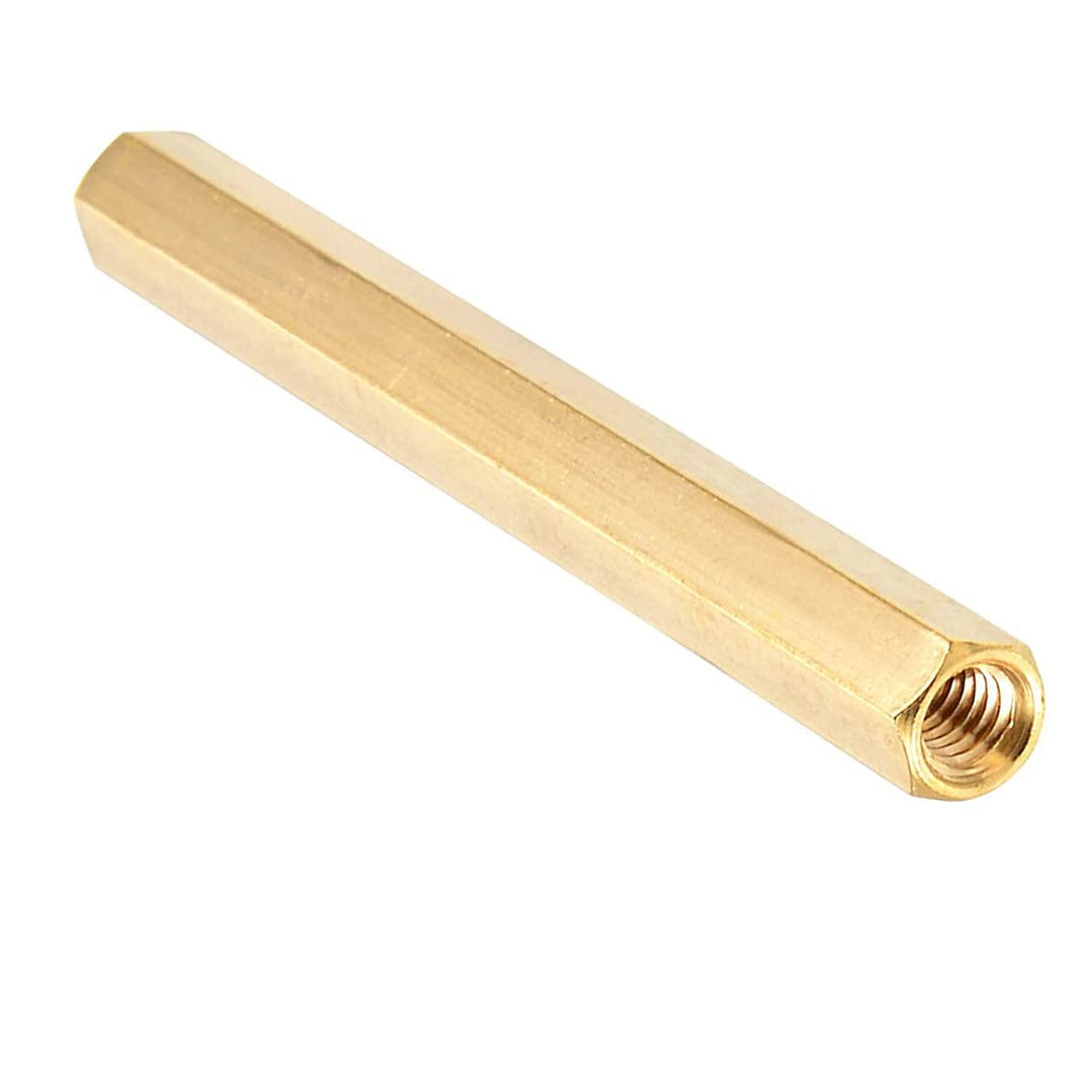 Female to Female Thread Spacer Screws Brass Hex Standoff M4 x 60mm PCB Pillar for Drone Quadcopter, Computer &amp; Circuit Board, Pack of 20