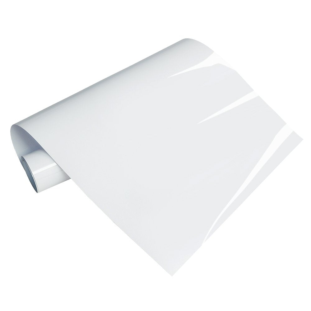 White Heat Transfer Vinyl HTV 2 PCS 12x20/PCS for T-Shirts Clothing Compatible with All Cutting Machines