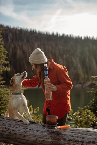 SP129 Squeeze Water Filtration System w/ Two 32-Oz Squeeze Pouches, Straw, and Hydration Pack Adapter