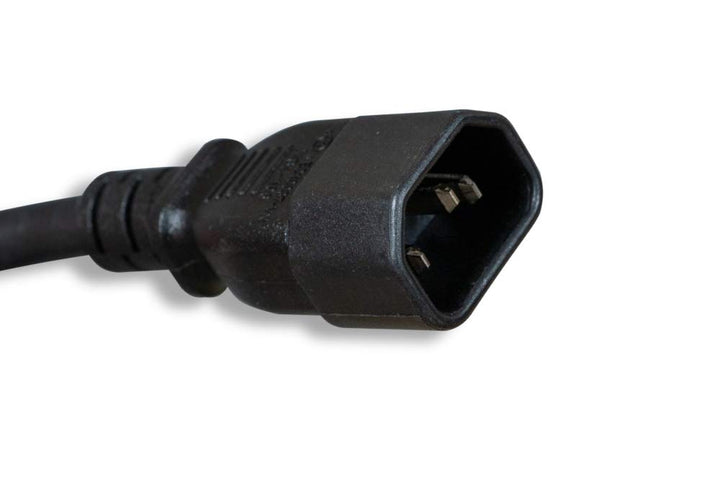 AC Extension Power Cord, IEC320 C14 to IEC320 C15, 14 AWG, 15A, 250V (ZWACDEAE-03)