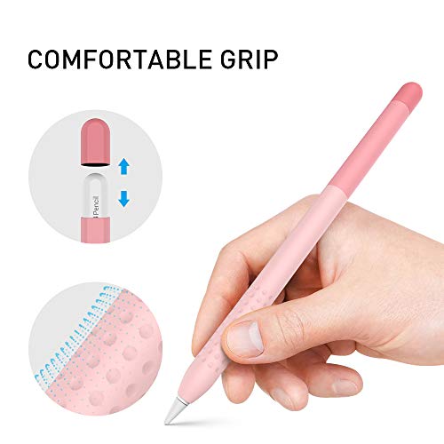 Pencil Case Compatible with Apple Pencil Pro and Apple Pencil 2nd Generation Case, Gradient Color Case Sleeve Silicone Cover Accessories for Apple Pencil
