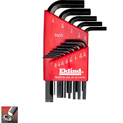 10113 Hex-L Key allen wrench - 13pc set SAE Inch Sizes .050-3/8 Short series