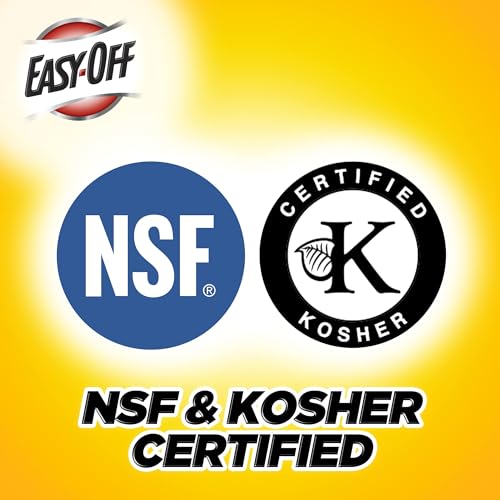 Heavy Duty Oven Cleaner, Destroys Tough Burnt on Food and Grease, Lemon Scent, 14.5 oz Can