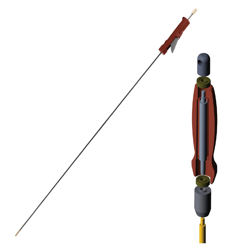Deluxe Cleaning Rods .17-.36 Cal, 36 with Multiple Caliber Sizes and Lengths, Carbon Fiber Shaft and Hanging Hole for Cleaning, Maintenance and Gunsmithing
