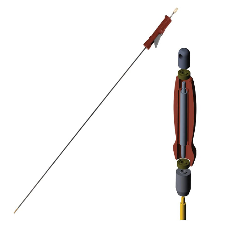 Deluxe Cleaning Rods .17-.36 Cal, 36 with Multiple Caliber Sizes and Lengths, Carbon Fiber Shaft and Hanging Hole for Cleaning, Maintenance and Gunsmithing