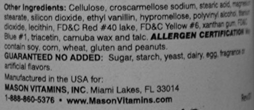 Mason Natural Advance Ear Health Formula Bioflavonoids Plus 100 Caplets per Bottle Pack of 2 Total 200 Caplets