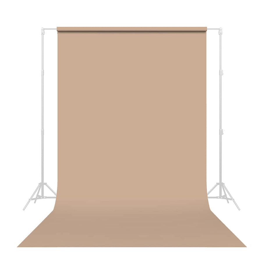 Seamless Paper Photography Backdrop - Color #53 Pecan, Size 86 Inches Wide x 36 Feet Long, Backdrop for YouTube Videos, Streaming, Interviews and Portraits - Made in USA