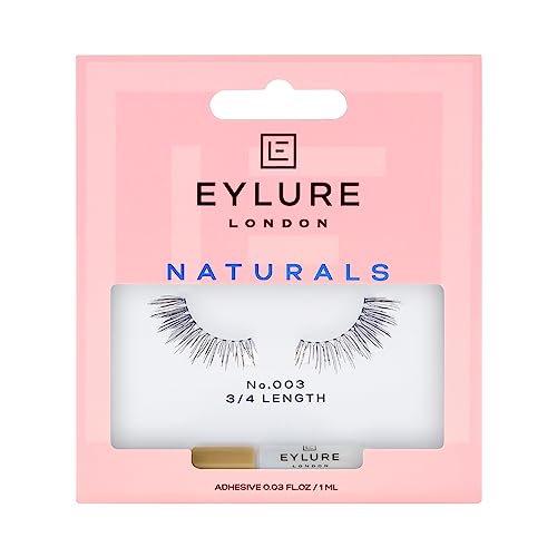 Eylure Naturals Accent No. 003 Reusable Eyelashes, Adhe