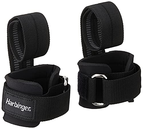 360531 Big Grip No-Slip Nylon Lifting Straps with DuraGrip (Pair), Pro, Black, 11.5 inches
