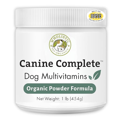 Canine Complete Dog Multivitamin - 1 Lb - Nutrient-Rich Multi-Vitamins and Supplements - Whole-Food Powder for Immune System, Skin, Coat & Overall Health