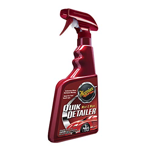 Quik Detailer Mist & Wipe - Easy to Use Car Spray Detailer Lifts Light Dust, Fingerprints, Smudges, and Fresh Contaminants - Perfect to Enhance Shine and Protection Between Washes, 16 Oz