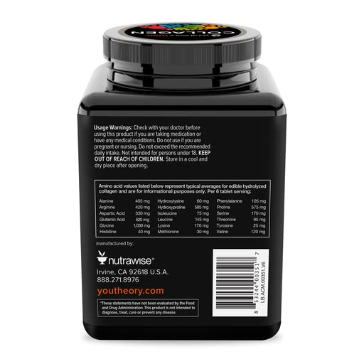 Youtheory Men&#39;s Collagen - 5,000 mg Collagen - 