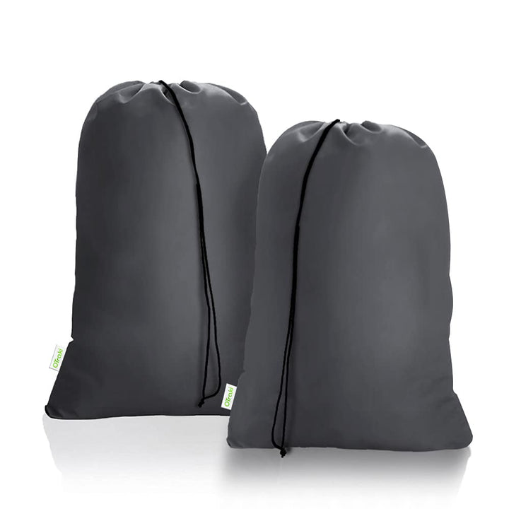 Laundry Bag 28x45 inch, 2 Pack Laundry Sacks with Drawstrings Extra Large Travel Laundry Bag Hamper Liner Heavy Duty Dirty Clothes Organizer Storage Bag Easy Fit a Laundry Hamper or Basket