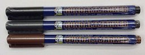 Gundam Marker Value Set -GM01&02&03- (Black, Gray, Brown)