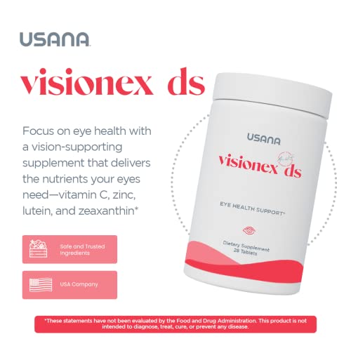 Visionex DS with Lutein Zeaxanthin for Advanced Eye Health and Vision Support* - 28 Tablets - 28 Day Supply