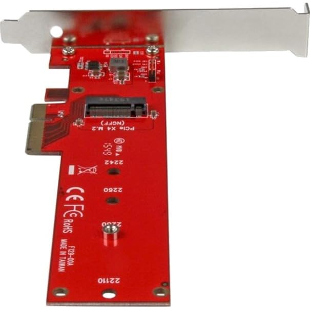 M2 PCIe SSD Adapter - x4 PCIe 3.0 NVMe / AHCI / NGFF / M-Key - Low Profile and Full Profile - SSD PCIe M.2 Adapter , TAA (PEX4M2E1)