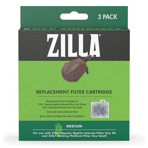 Zilla Replacement Filter Cartridges Medium, 3 Count ( Pack of 1)
