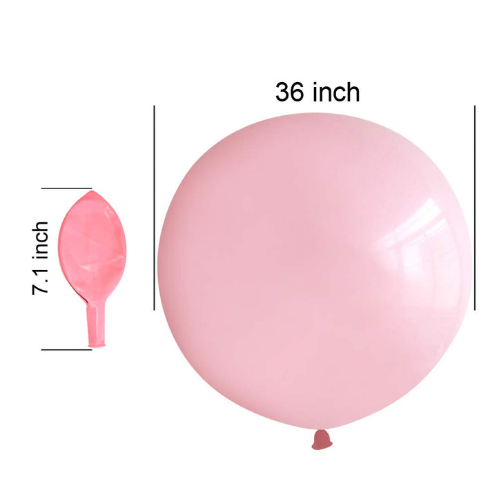 36 Inch Giant Latex Balloons, Pastel Lavender Rainbow Balloons Large Macaron Balloons for Birthdays Weddings Receptions Festival Party Decoration, Pack of 5 Pcs