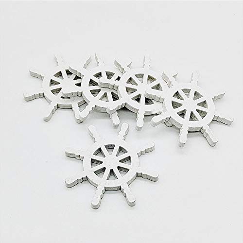 24Pack Nautical Wooden Coastal Wall Hanging Ornaments Coastal Cruise Ship Miniature Beach Themed Arts and Crafts Wood Cut for Home Nursery Kindergarten Wall Decor Crafts