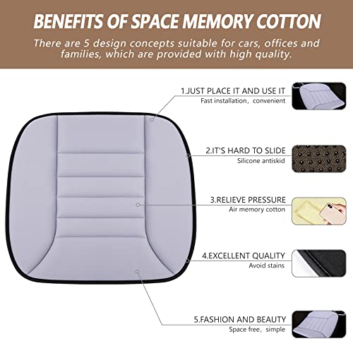 MYFAMIREA Car Seat Cushion Pad 1.2 Thick Comfort Seat P