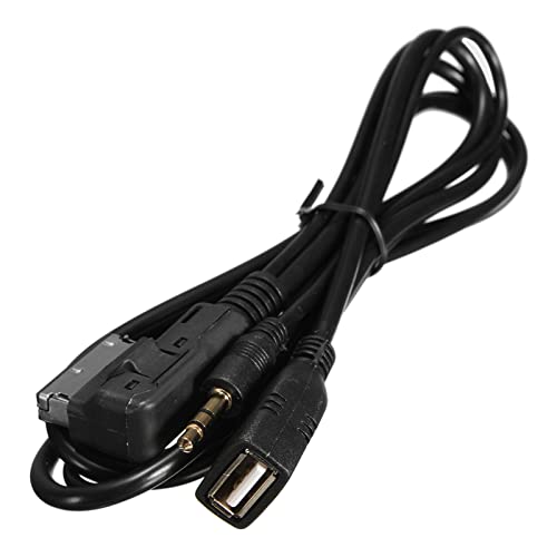 Yosoo Health Gear Aux Cable Adapter Ami Mdi MMI 3.5mm J