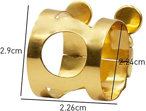 Alto Sax Mouthpiece Ligature Double Screws Ligature Brass