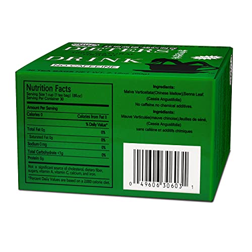 Uncle Lee&#39;s Tea China Green Dieters Tea Caffeine Free, 2.12 Oz, 30 Count